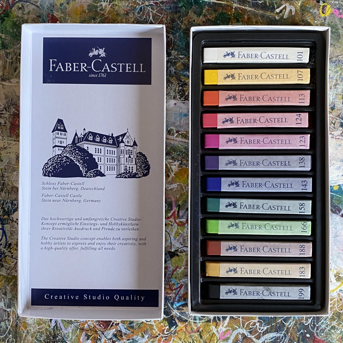 Softpastellkreiden Faber-Castell 12 Farben