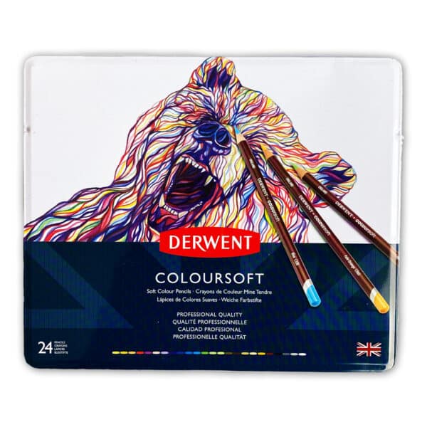 Derwent Coloursoft 24 Farbstifte