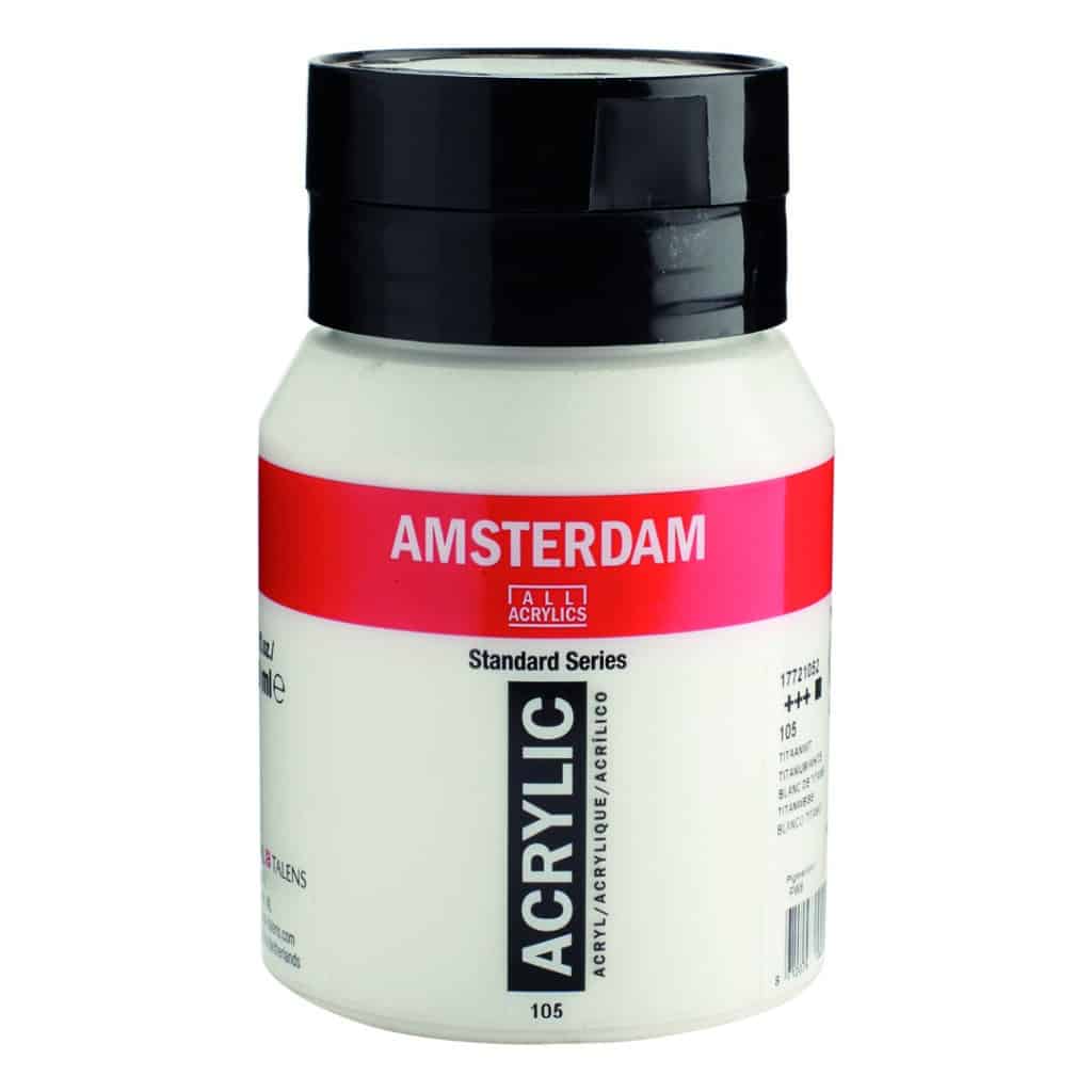 Talens Amsterdam Acrylfarbe weiß 500 ml