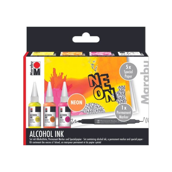 Marabu Alcohol Ink Set Neon