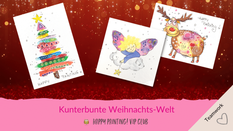 Kunterbunte Weihnachtswelt